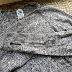 Seamless long sleeve crop